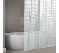 MSV "Premium 3D EVA Cortina de Ducha, Transparente, 180 x 200 cm