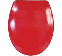MSV Tapa Inodoro Thermo Hard Rojo - Bisagras Acero Inoxidable