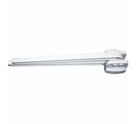 MSV TOALLERO 2 Barras Blanco Basic, Polipropileno, 43x70x10 cm