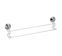 MSV Toallero Doble de Pared con Ventosas Acero Cromado