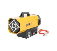 MSW Cañón de Aire Caliente a Gas 60 kW para hasta 510 m² con Pantalla LED Calentador de gas Calentador para taller Ventilador calefactor industrial Calentador para obra
