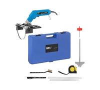MSW Cortadora de porexpán de 200 W para 500 °C y hasta 200 mm con cuchilla para perfiles y guía Cortador de porexpán Cuchillo térmico para porexpán Cuchillo térmico para poliestireno