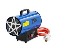 MSW MSW-GH-ET-15000 - Estufas Calentador de gas (15000 W, 160 m², encendido manual, gas, ventilador de calefacción)