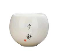 MSWgjYRQ Juego de tazas de té de porcelana Dehua con diseño de huevo de dragón japonés Kung Fu, juego de tazas de té de porcelana de jade y cordero (1 unidad, estilo 08)