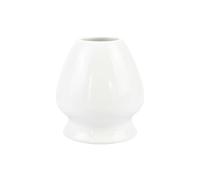 MSWgjYRQ Tazas de té de China, 1 pieza de cerámica Matcha té verde Chasen, soporte de tazón de bambú para batidor de molinillo, cepillos, herramientas, accesorios, tazas de té (blanco)