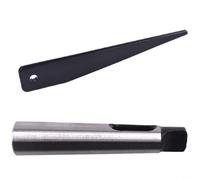 MT1 a MT2 Morse Reductor de Cono de Acero 45# endurecido Precisión 0,015 mm 50 para hrc para avellanadores cónicos y fresas con pasador eyector, herramienta industrial 1 pieza