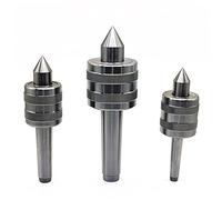 MT1 MT2 MT3 MT4 Precision Live Center Morse - Herramienta de centrado de torno de triple rodamiento para fresado de torno de metal cónico para fresado de torno CNC (MT2)
