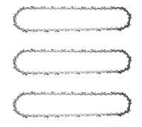 Mtanlo 3 cadenas de sierra de 3/8 pulgadas LP división, 0,50 pulgadas (13 mm) para carril guía de 35 cm, 50 eslabones, repuesto para Stihl, Jonsered y más