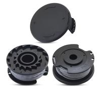 Mtanlo Bobinas y alambre de repuesto para desbrozadora Bosch Art 23 SL 26 S 2300, Bobinas F016800569/ F016800385 con tapa de bobina de repuesto F016F04557(3 piezas)