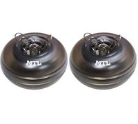 MTL Dohe - Portaclips imantado con 20 clips - Negro (Paquete de 2)