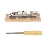 Mtlavishness Abretuercas mecánico Madera Acero Inoxidable Mango cómodo | Abridor de clip de nuez, abridor de nuez pelado, galleta de nuez, abridor de nuez, galleta de nuez
