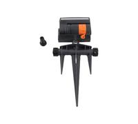 Mtlavishness Aspersor de césped para Patio Aspersor oscilante automático de 16 Orificios 4 Modos de pulverización Velocidad de Cobertura de área Grande de aspersores para el