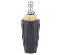 Mtlavishness Boquilla rociadora para Lavadora a presión 3000PSI Boquilla Turbo giratoria para Lavadora a presión Conexión rápida Rotación de 360 Grados Punta Turbo para (035)