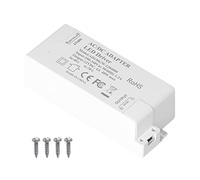 Mtlavishness Controlador LED DC12V 4A 48W Transformador LED Lámpara Fuente de alimentación Transformador para el hogar AC100 240V Transformador de lámpara Transformador de luz LED