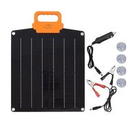 Mtlavishness Función Multi y confiable del Panel Solar 20W 18V 20W 18V (Negra)