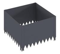 mtlskopl Juego de 2 arcos para jardín (metal, 120 x 38 x 260 cm), color negro