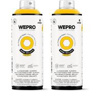 MTN WEPRO Solvent Brillante RAL 1021 Amarillo Samba, Spray 400ml (Paquete de 2)