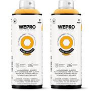 MTN WEPRO Solvent Brillante RAL 1028 Amarillo California, Spray 400ml (Paquete de 2)