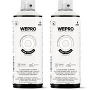 MTN WEPRO Solvent Satinado RAL 9010 Blanco Estelar, Spray 400ml (Paquete de 2)