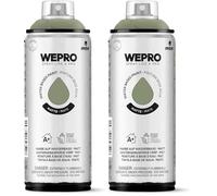 MTN WEPRO Water Based Mate WP-613 Verde Capoeira, Spray 400ml (Paquete de 2)