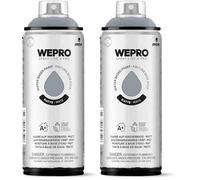 MTN WEPRO Water Based Mate WP-700 Gris Baloo, Spray 400ml (Paquete de 2)