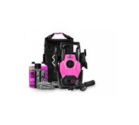 Muc-Off - Kit Máquina Hidrolimpiadora a Presión 70 bar con Lanza de Espuma de Nieve, Bolsa Impermeable de 30 L y 5 Productos de Limpieza para Bicicletas, Ideal para Lavado Profesional en Garaje o Tall