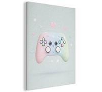"MuchoWow© Paneles Decorativos 30x40 cm Acusticos Panel Acustico Decorativo Cuadros Decoracion Insonorizar Habitacion Insonorizacion Kawaii - Controles del juego - Pastel"