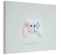 "MuchoWow© Paneles Decorativos 40x30 cm Acusticos Panel Acustico Decorativo Cuadros Decoracion Insonorizar Habitacion Insonorizacion Kawaii - Controles del juego - Pastel"