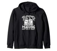 Mudder Beer and Mudding ¿Qué más Hay? 4x4 Mudding Sudadera con Capucha