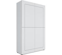 Aparador alto Elios de 4 puertas 100x35x165 cm, blanco brillo - Itamoby