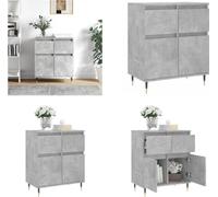 Mueble aparador gris hormigón de vidaXL, 60x35x70 cm, material de madera. - Aparador - Aparadores - Cómoda - Buffet