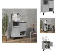 Mueble aparador vidaXL, color gris hormigón, 60x35x70 cm, material: tablero de partículas - Aparadores