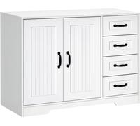 Mueble auxiliar HOMCOM con 4 cajones y estante interior ajustable
