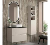 Mueble bajo de lavabo Mana (An x Pr x Al: 80 x 45 x 60 cm, Beige)