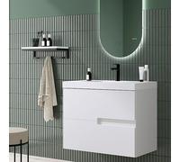 Mueble bajo de lavabo Sia (An x Pr x Al: 60 x 45 x 60 cm, Blanco)