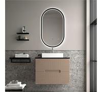 Mueble bajo de lavabo Teram (An x Pr x Al: 60 x 45 x 60 cm, Moka)