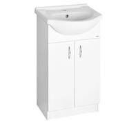 Mueble bajo lavabo Aqualine SIMPLEX ECO 50 con lavabo, dimensiones 47x83,5x29 cm