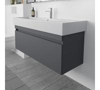 Mueble bajo lavabo Lodge de 115 cm con 1 cajón, compatible con el lavabo Duravit Vero Air