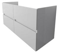 Mueble bajo lavabo Lodge de 127 cm con 4 cajones, compatible con el lavabo Duravit Me de Stark