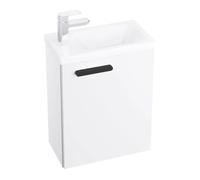 Mueble bajo lavabo RAVAK Chrome II, blanco, con alto brillo, dimensiones: 400 x 470 x 220 mm, código: X000001750