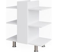 Mueble bajo lavabo Vicco Fynn Blanco 60 x 70 cm con 6 estantes, Model 49994