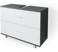 Mueble bajo lavabo Vicco Ilias Antracita/blanco 80 x 60.8 cm, Model 34587