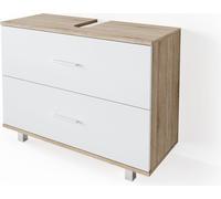 Mueble bajo lavabo Vicco Ilias Blanco/Sonoma 80 x 60.8 cm, Model 34584