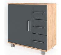 Mueble bajo lavabo Vicco Ilias Roble dorado 60 x 60.8 cm, Model 31560