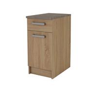 Mueble bajo noa roble 40 cm