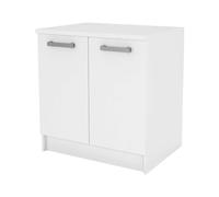 Mueble bajo para fregadero noa blanca 80 cm