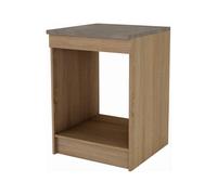 Mueble bajo para horno noa roble 60 cm