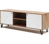 Mueble bajo para TV Vicco Nizza Roble artesanal 150 x 55.2 cm, Model 40254