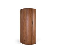Mueble bar con 2 puertas en madera maciza de acacia