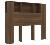 Mueble cabecero color roble marrón 120x18,5x102,5 cm